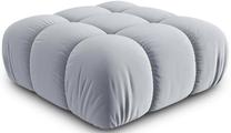 Pufas Micadoni Home Bellis Velvet, žydra sp., 94 cm x 94 cm x 39 cm