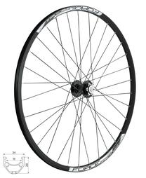 Велосипедное колесо Force Basic Disc, алюминий/cталь, черный цв.