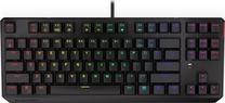 Vadu spēļu tastatūra Endorfy Thock TKL Thock TKL (EY5A001) Kailh Blue, Angļu (US), melna krās.