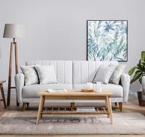 Sofa Hanah Home Aqua Set, kreminė sp., 82 x 210 cm x 85 cm
