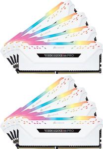 Operatyvioji atmintis (RAM) Corsair Vengeance RGB Pro White CMW64GX4M8C3000C15W, DDR4, 64 GB, 3000 MHz