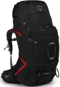 Turistinė kuprinė Osprey Aether Plus 70, juoda sp., 70 l