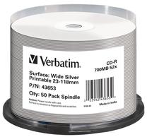 Ierakstāms kompaktdisks Verbatim, 700 MB, 50gab.