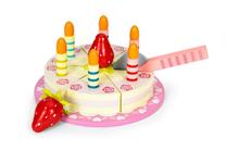 Rotaļlietu ēdienu komplekts, kūku komplekts EcoToys, daudzkrāsaina