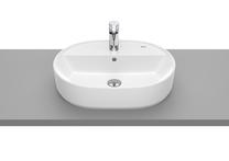 Умывальник для ванной комнаты Roca, фарфор, 55 см x 40 см x 13 см, белый цв.