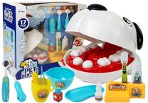 Žaislinis daktaro rinkinys, odontologo rinkinys Lean Toys Pet, įvairių spalvų