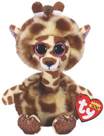 Mīkstā rotaļlieta TY Beanie Boos Giraffe Gertie, brūna krās., 24 cm