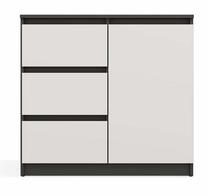 Komoda Akord Malwa 1D3S, antracito sp., 75 cm x 40 cm x 80 cm