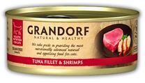 Mitrā kaķu barība Grandorf Natural & Healthy, tunzivis/garneles, 0.07 kg