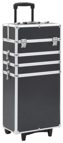 Lagaminas kosmetikai VLX With Casters 91815, juoda sp., 37 x 22 x 78 cm