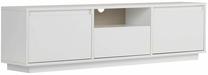 Телевизионный шкаф Nordure Sentinel, белый цв., 29.5 см x 160 см x 42 см