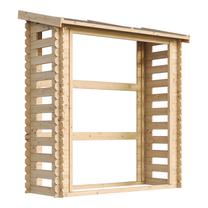 Sodo daiktadėžė Timbela M201-1, 184 cm x 86 cm x 200 cm, rusva sp.