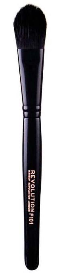 Birstīte, grima bāzei Makeup Revolution London Pro Foundation F101 48434, melna krās.