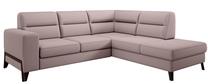 Kampinė sofa Cassara Gojo 101, rožinė sp., dešininė, 237 x 277 cm x 100 cm