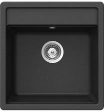Кухонная мойка Teka 50 S-TG Black Onyx, масса камня, 49 см x 51 см x 18 см, черный цв.