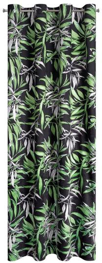 Naktinė užuolaida ZKEG-03, juoda sp./žalia sp., 140 cm x 250 cm
