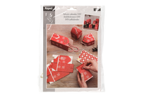 Dovanų pakavimo rinkinys Kapel Advent Calendar DIY Village, balta sp./raudona sp.