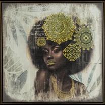 Фотокартина Afro 2, 60 см x 60 см