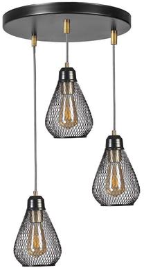 Valgusti rippuv Opviq Chandelier Armut 8716-3, E27, must v. / must v.