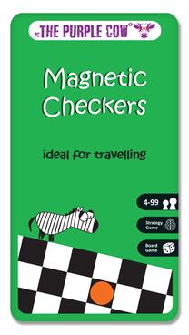 Шашки Purple Cow Magnetic Checkers