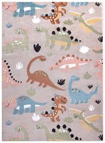 Paklājs iekštelpu Hakano Beo Dino, daudzkrāsains/bēša krās., 170 cm x 120 cm