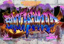 Fototapete Artgeist Colorful Mural 3XLFT209SAM, 256 cm x 343 cm