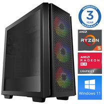 Stacionārs dators Intop RM71864 AMD Ryzen 5 5600X, DDR4 32 GB, SSD+HDD 500 GB 4 TB, AMD Radeon RX 580 8 GB GDDR5, Windows 11 Pro