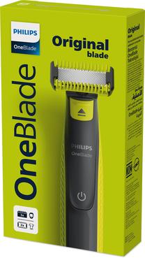Бритва для бороды Philips OneBlade QP2824/10, ni-mh, черный цв./зеленый цв.