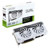 Vaizdo plokštė Asus GeForce RTX™ 4070 DUAL-RTX4070-O12G-WHITE, 12 GB, GDDR6X