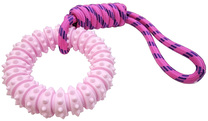 Rotaļlieta sunim, virves mantiņa Besk Ring With Rope, 42 cm, (krāsa/dizains tiek izvēlēts nejauši)