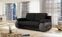 Sofa Laura Sawana 14, Soft 29, juoda sp./pilka sp., 200 x 202 cm x 84 cm