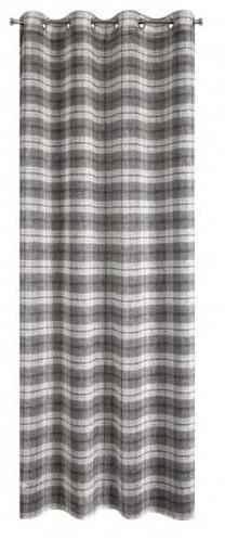 Naktinė užuolaida Kelli, pilka sp., 14 cm x 250 cm