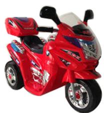 Vaikiškas elektrinis motociklas, raudona sp.