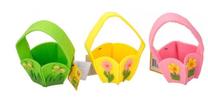 Dekoratīvais kompozīcijas rīks Easter Basket, brūna krās.