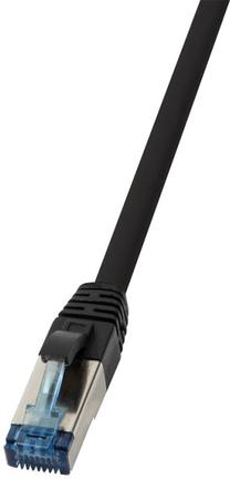 Сетевой кабель Logilink S/FTP Cat.6A CQ6105S RJ-45, RJ-45, 15 м, черный цв.