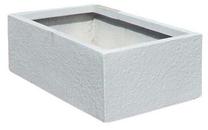 Puķu pods DM Grill Block S, cementa, 60 cm x 35 cm, pelēka krās.