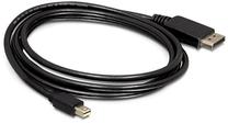Laidas Delock Mini Displayport / Displayport Mini DisplayPort, Displayport, 1 m, juoda sp.