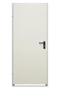 Durvis Drumetall ZK40-1, kreisais, balta krās./pelēka krās., 200 x 80 x 4 cm