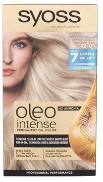 Matu krāsa Syoss Oleo Intense, ultra platinum krās., 12-01, 50 ml
