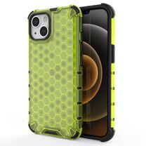 Telefona vāciņš Hurtel Honeycomb, zaļa krās., Apple