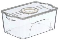Šaldytuvo organizavimo dėžutė Kinvara 12509, 26.3 cm x 10.8 cm, skaidri sp.