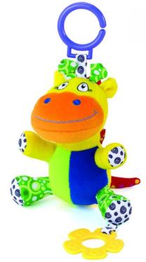 Rotaļlietas ratiem Gerardo's Toys Ginny Baby Giraffe, daudzkrāsaina