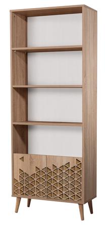 Pastatoma lentyna Kalune Design Booki 120, sonoma ąžuolo sp., 198 cm x 40 cm x 75 cm