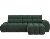 Kampinė sofa Ceedro, žalia sp., dešininė, 165 x 283 cm x 98 cm