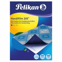 Kalkė kopijavimui Pelikan 205 A4x100, A4, mėlyna sp., 20.5 cm x 10 cm, 100 lapų vnt.
