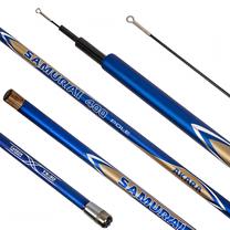 Meškerė Akara Samurai Pole TX-30 ASAI-500BK, 121 - 500 cm, 210 g, mėlyna sp.