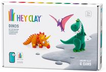 Veidošanas pasta Hey Clay Dinosaurs Selection 60031E, daudzkrāsaina