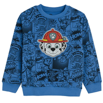 Джемпер, классическая, для мальчиков Cool Club Paw Patrol LCB2710813, синий цв./черный цв., 122 см