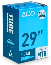 Dviračių padangų kamera ACID MTB SV 40mm 50/56-622, guma, juoda sp., 29", 1.9"