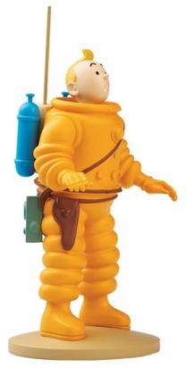Rotaļlietu figūriņa Faraos Cigar Tintin Tintin Astronaut, 15 cm, daudzkrāsaina